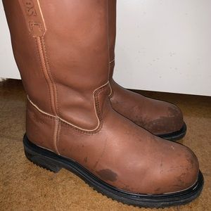 Red Wing Pecos Size 11 Steel Toe Boots